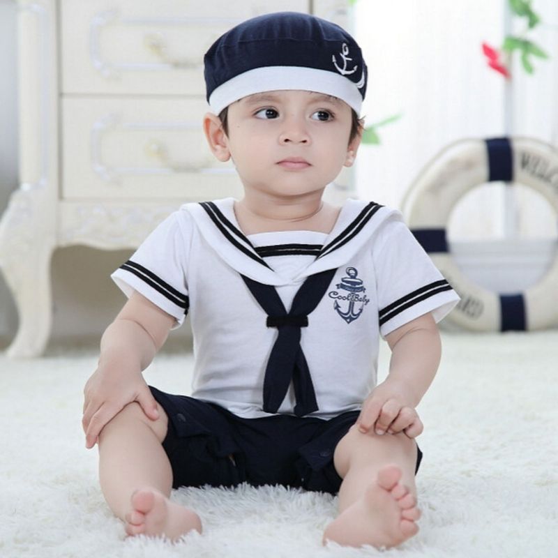 Roupa de marinheiro store infantil 1 ano