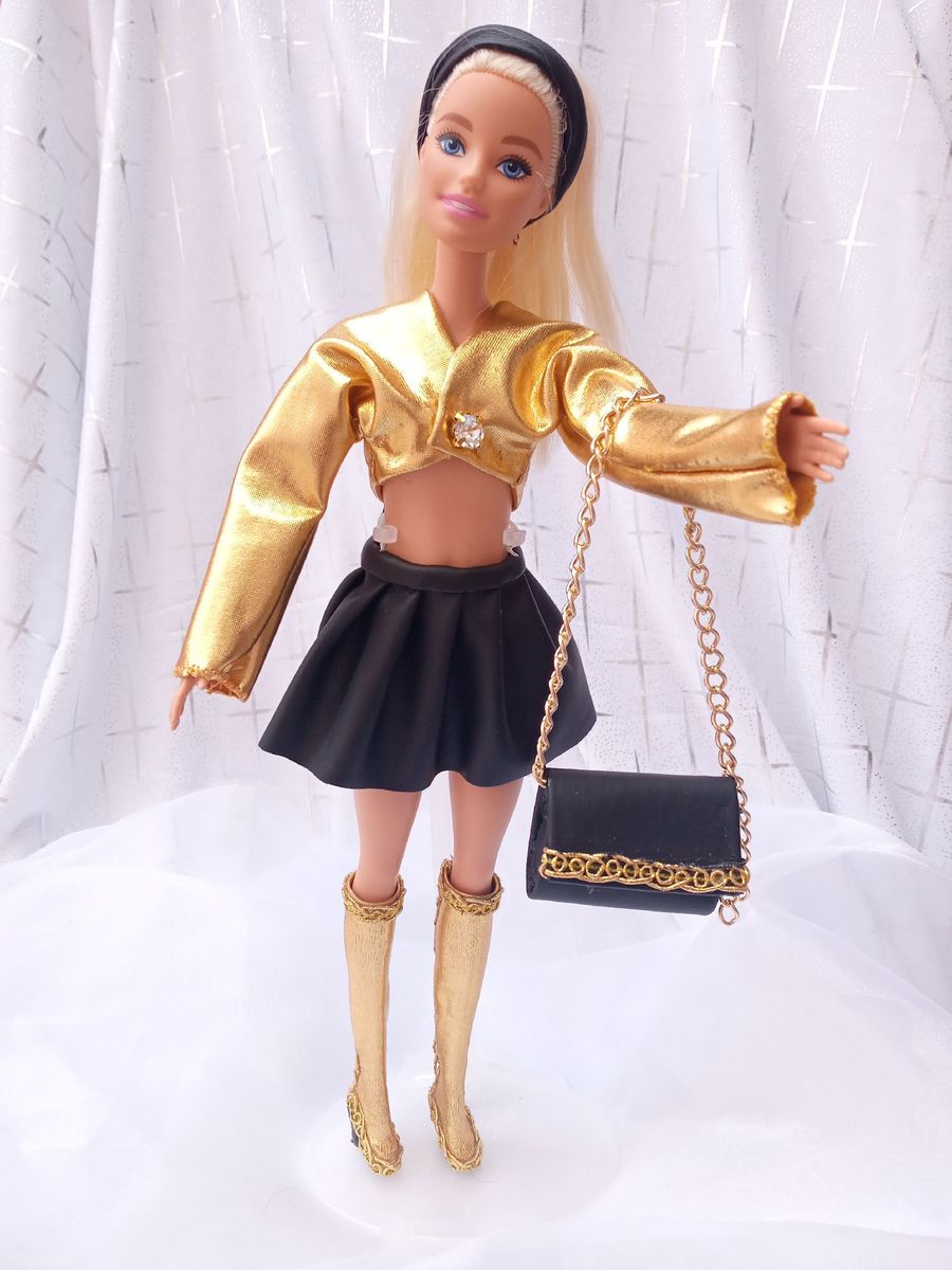 Roupa para Boneca Barbie., Roupa Infantil para Menina Coisinhas Mv Nunca  Usado 59965045