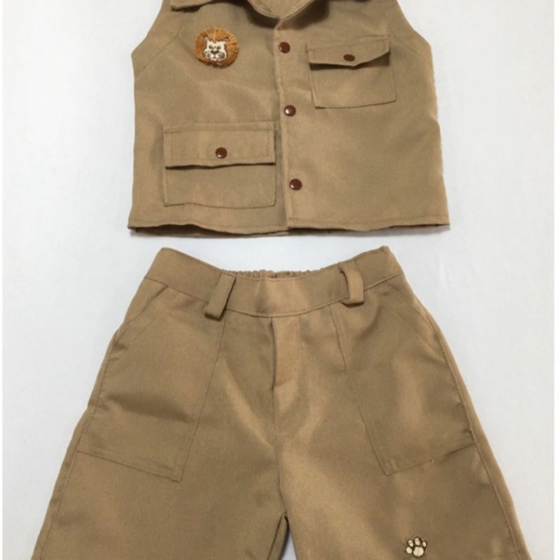 Roupa safari clearance masculina infantil