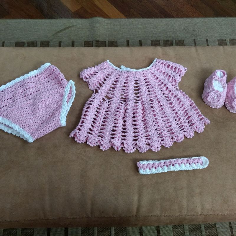 Roupa croche hot sale bebe