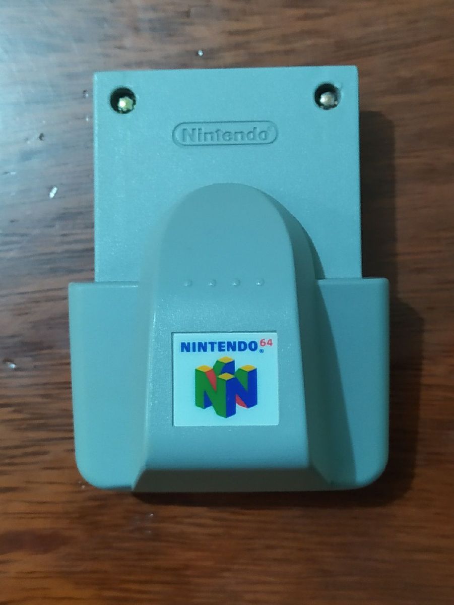 Rumble Pak Original | Acessório p/ Videogame Nintendo 64. Usado ...
