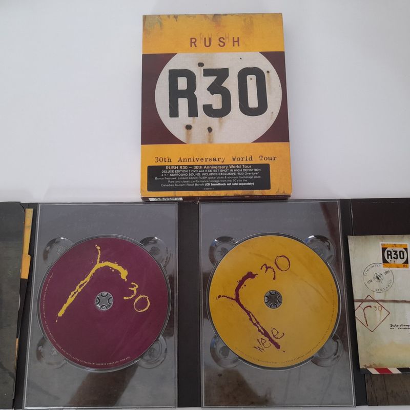 Rush R30 30th Anniversary World Tour - Edição Deluxe | Item de