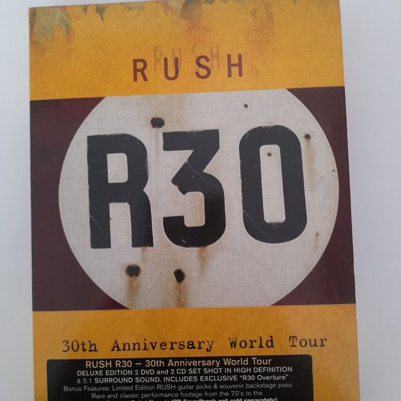 Rush R30 30th Anniversary World Tour - Edição Deluxe | Item de