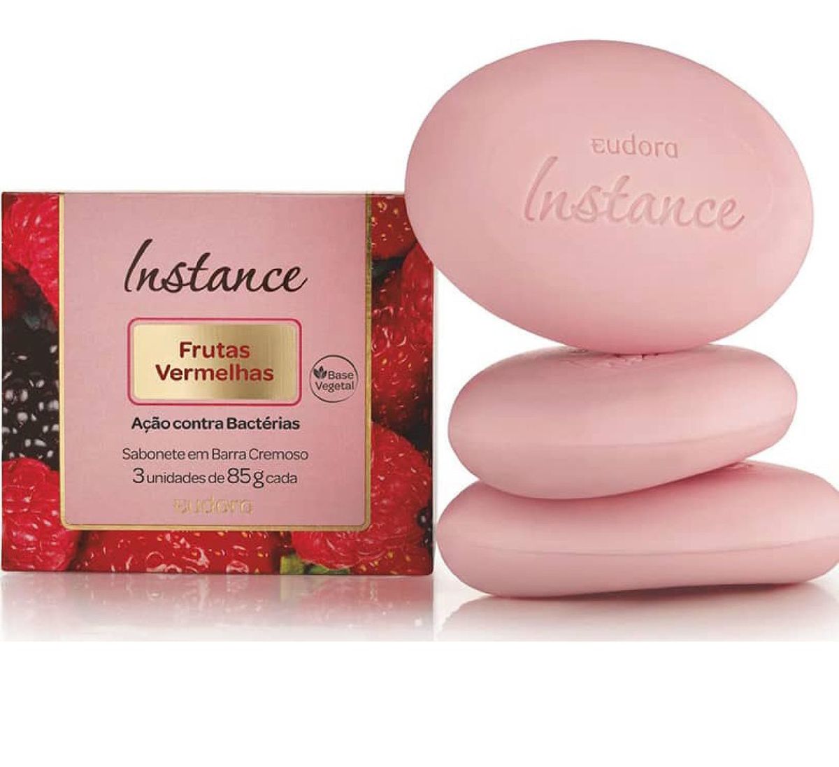 Sabonete Instance Frutas Vermelhas | Cosmético Feminino Eudora Nunca ...