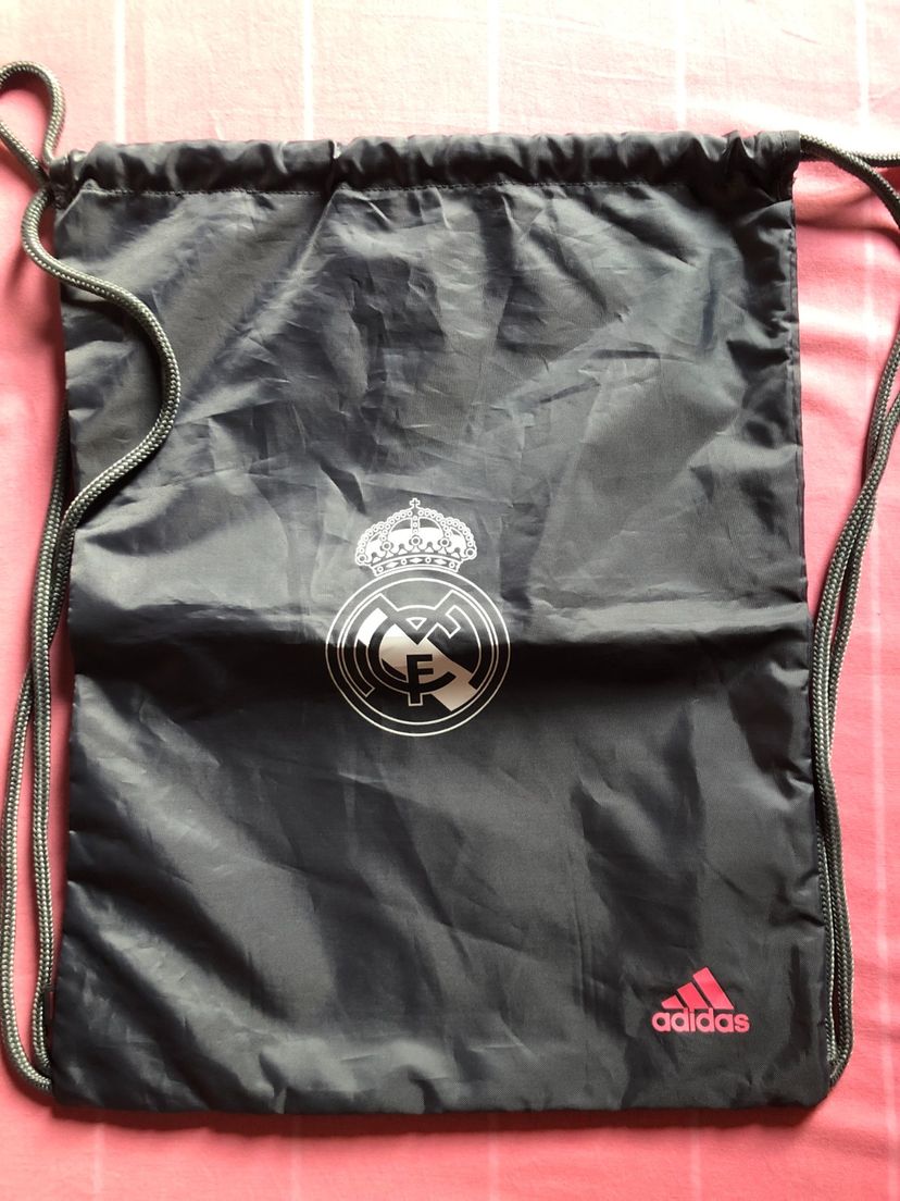 sacola bolsa bag mochila adidas real madrid - mochila adidas