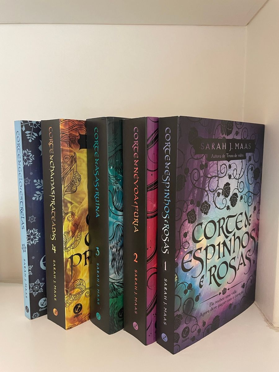 Saga Acotar Completa: Corte de Espinhos e Rosas, Névoa e Fúria, Asas e ...