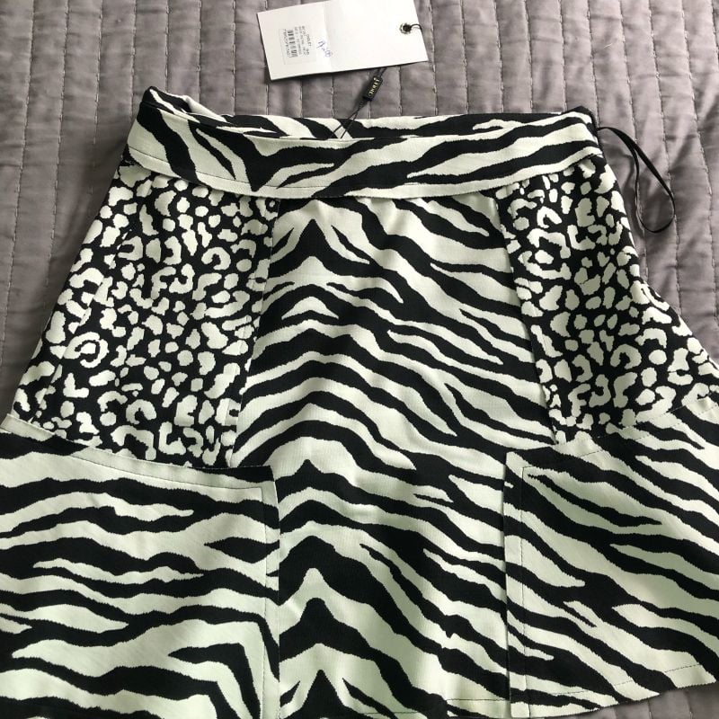 Saia Animal Print Saia Feminina Club Cholet Nunca Usado 65239169 enjoei