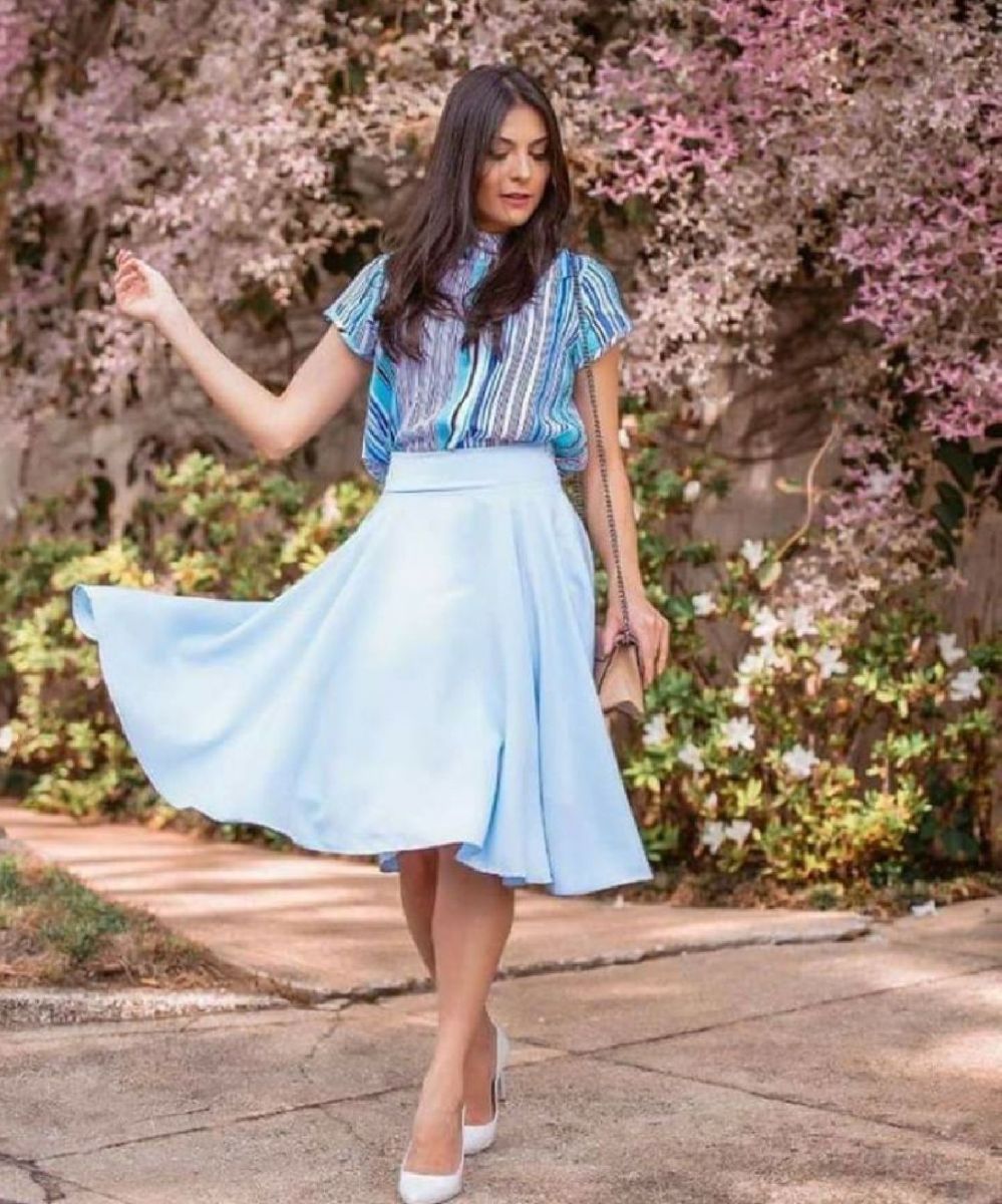 saia azul bebe