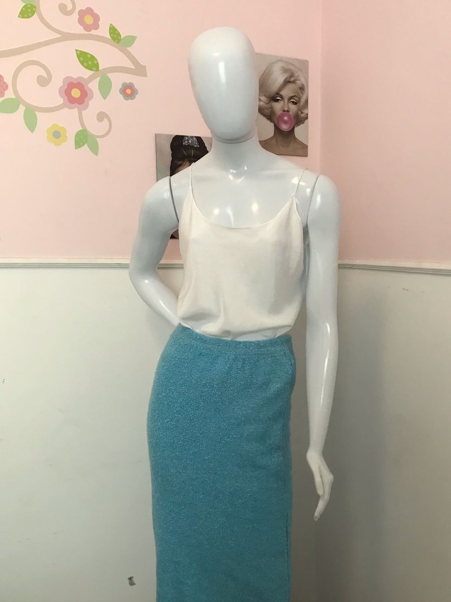 saia azul celeste