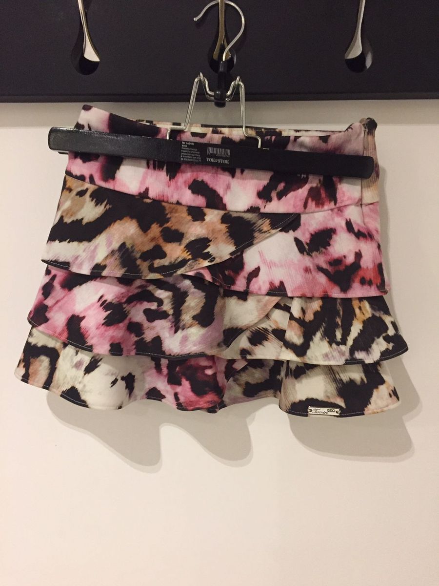 saia babados estampada - menina two in