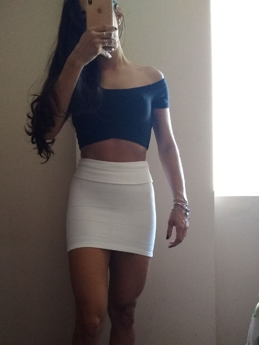 saia de bandagem branca