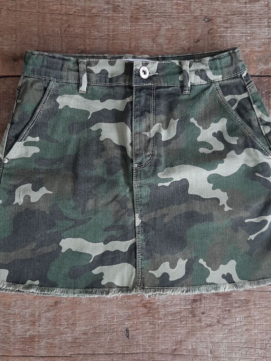 Saia camuflada hot sale infantil