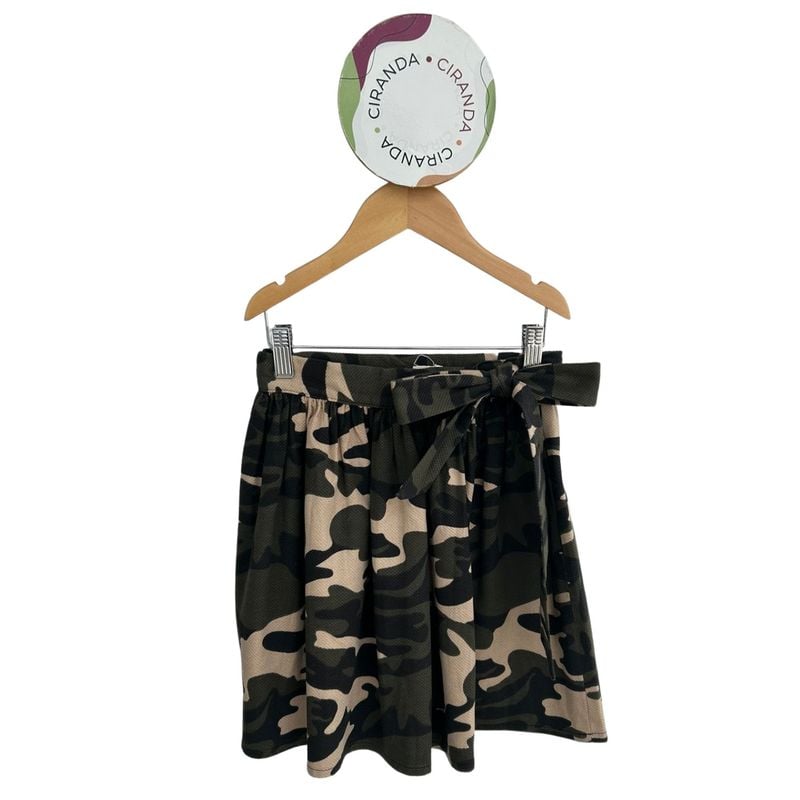 Saia hot sale camuflada infantil