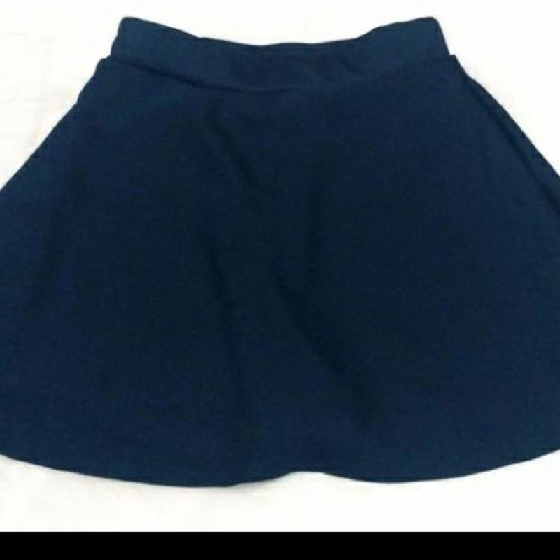 Short saia azul marinho sales infantil