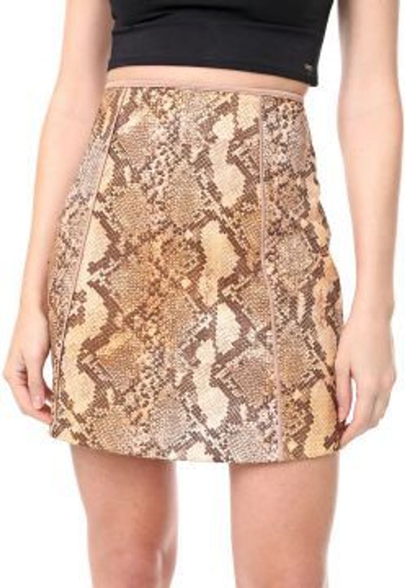 saia estampa de cobra