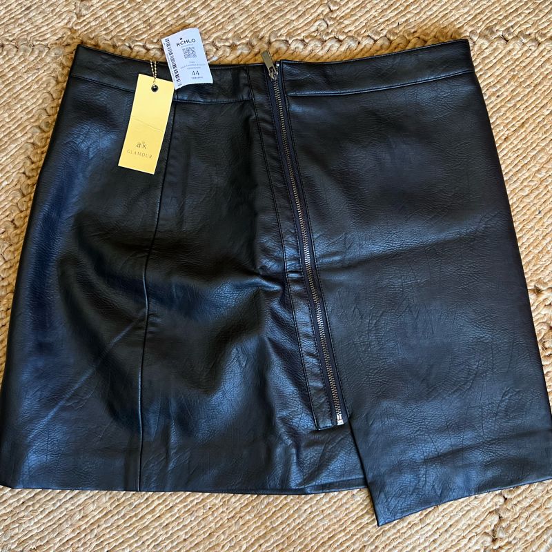 Saia de couro riachuelo cheap