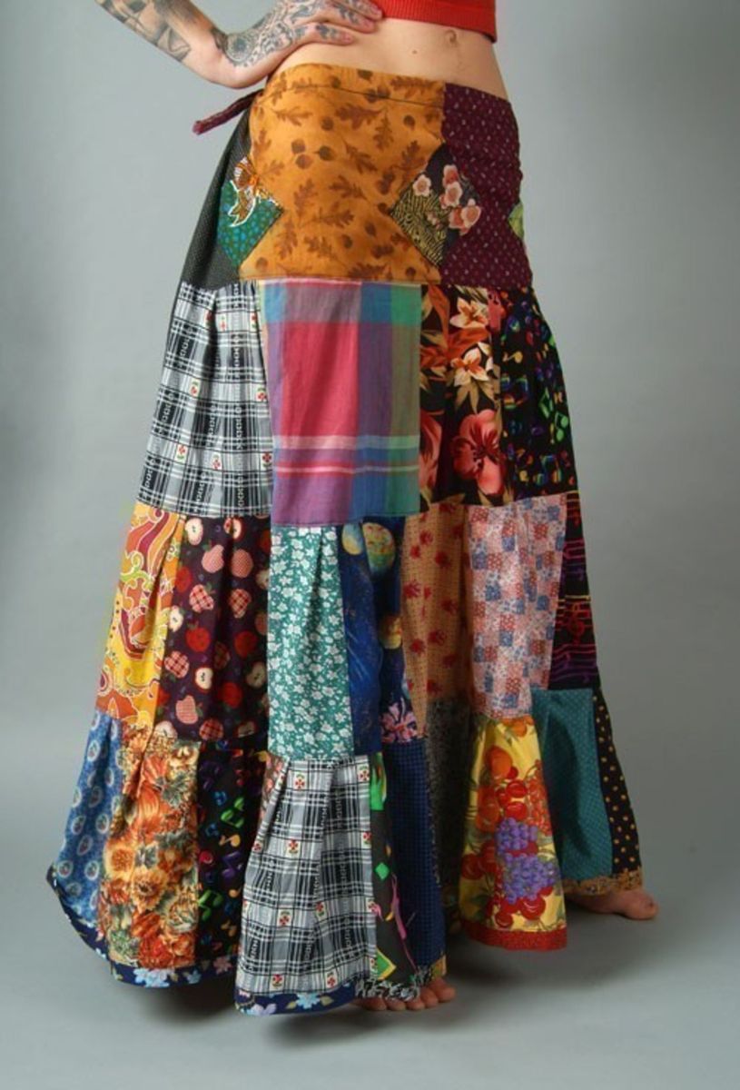 saia de retalhos