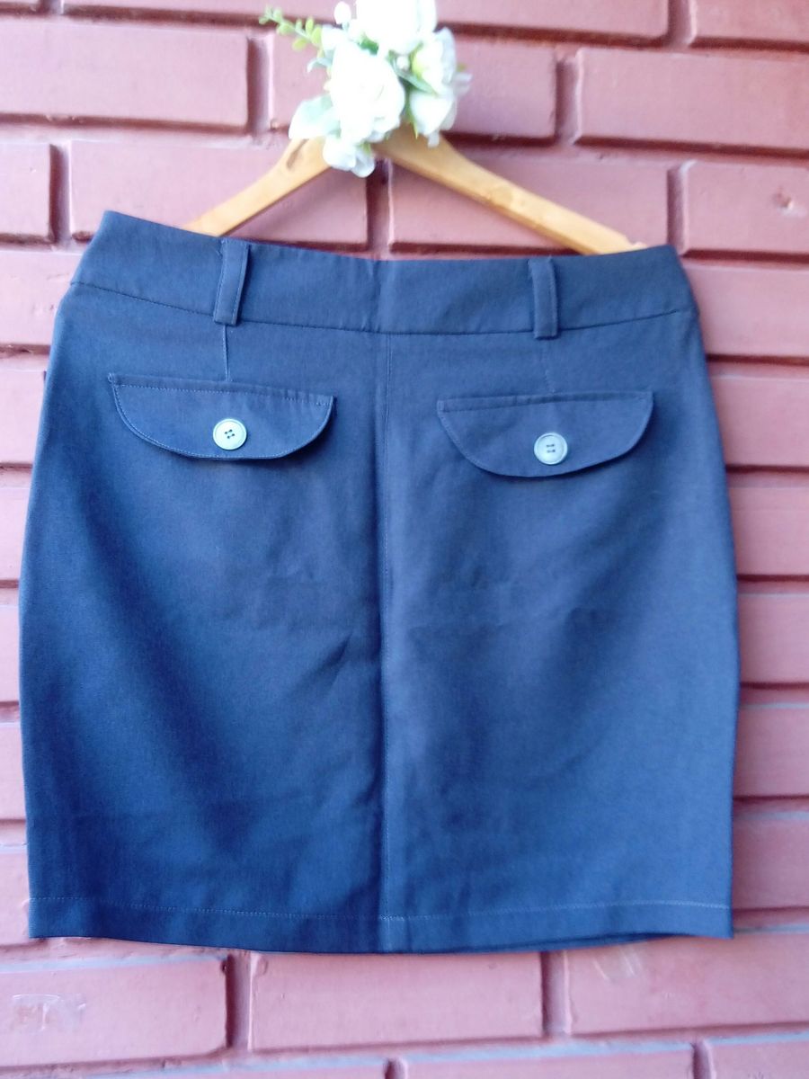 saia de gabardine