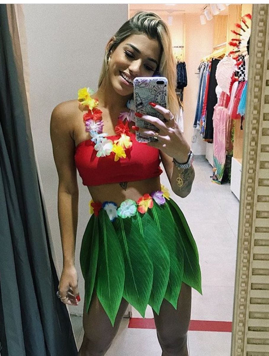 roupa havaiana feminina