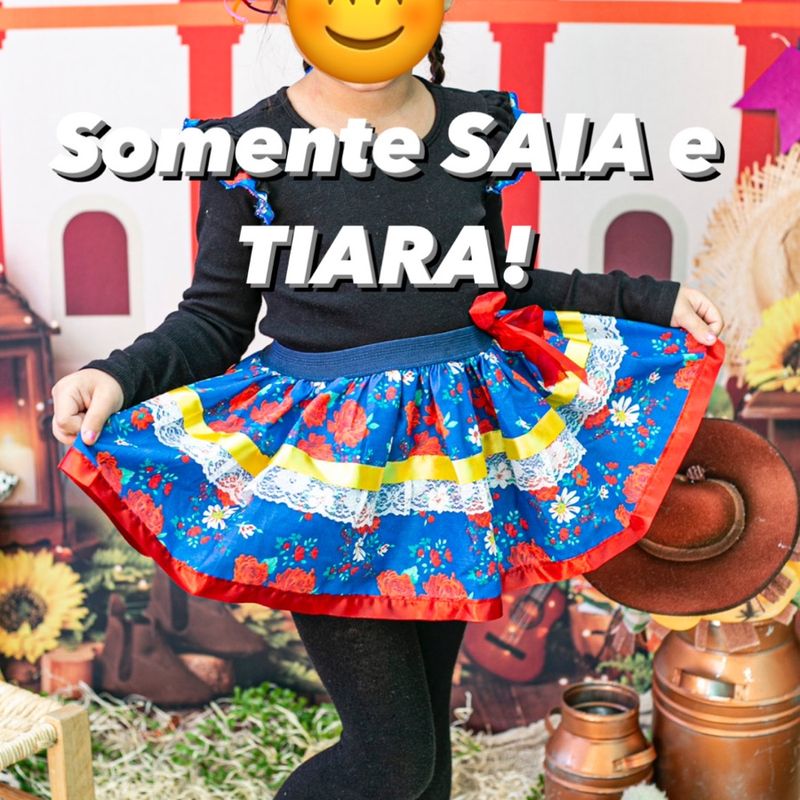 Saia de best sale festa junina infantil