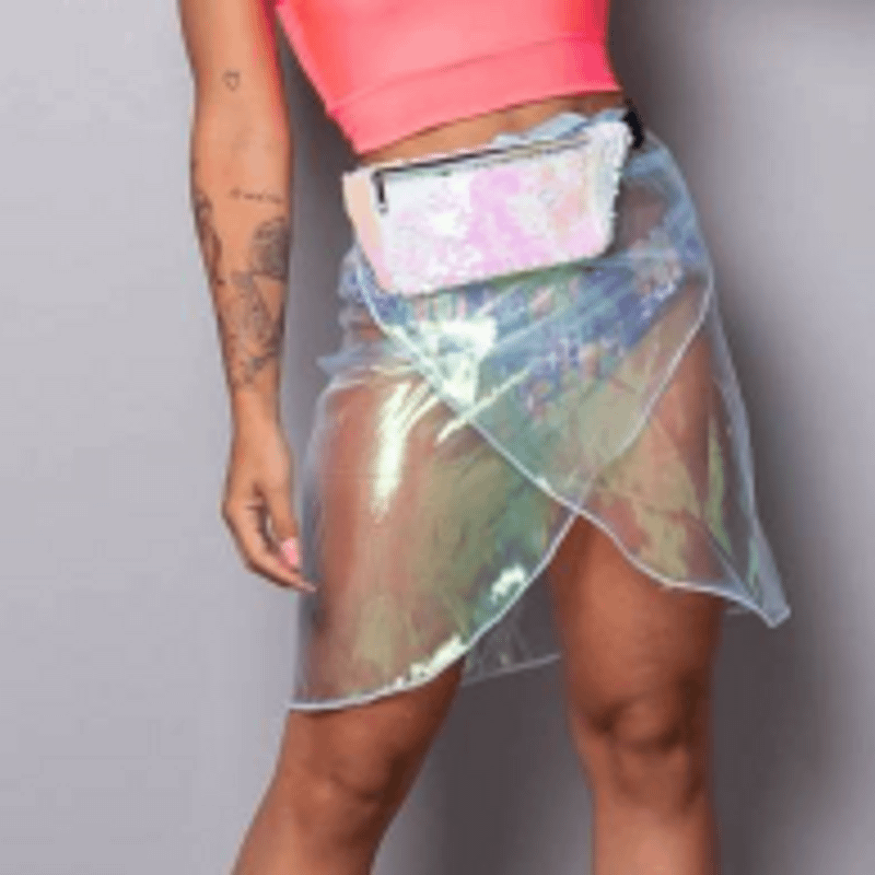 Saia holografica transparente comprar 2025