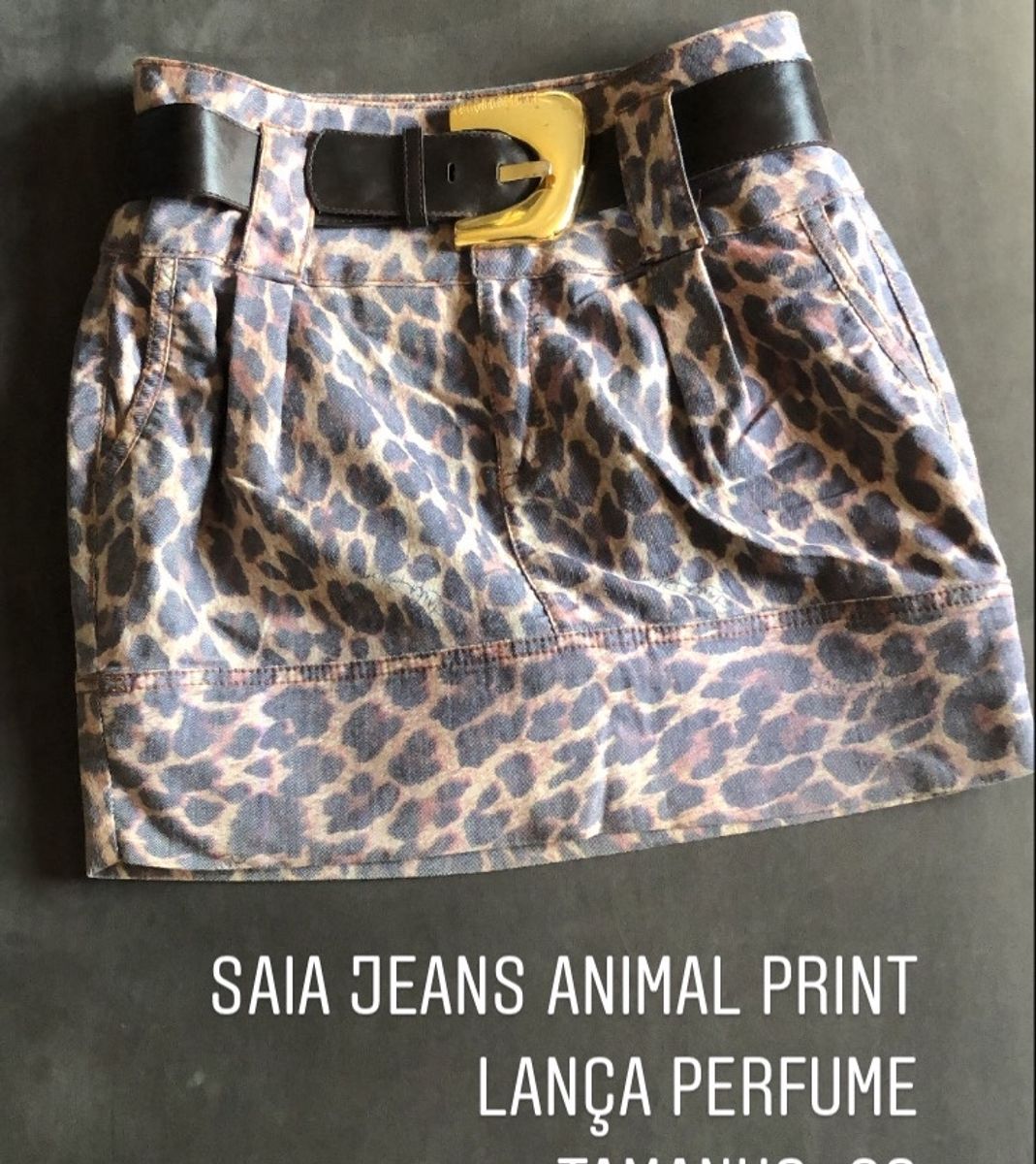 saia jeans animal print