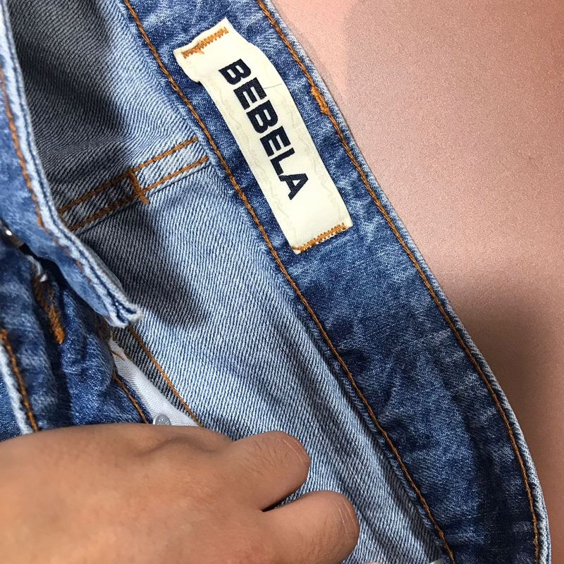 Saia jeans hot sale bebela