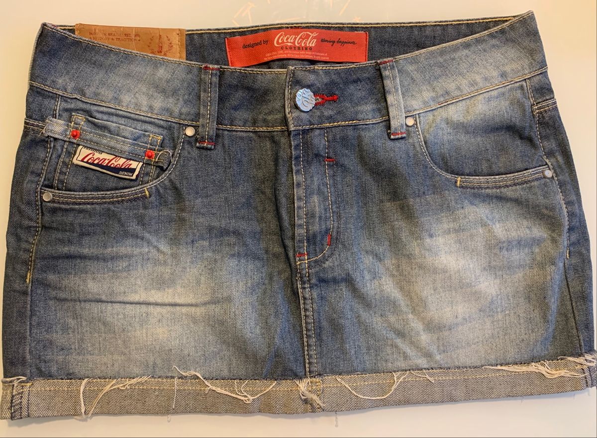 Saia jeans cheap coca cola