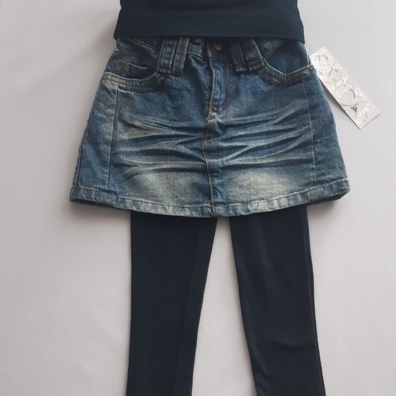Saia Jeans com Legging !! Roupa Infantil para Menina Squeeze Girls Nunca  Usado 54937205 enjoei
