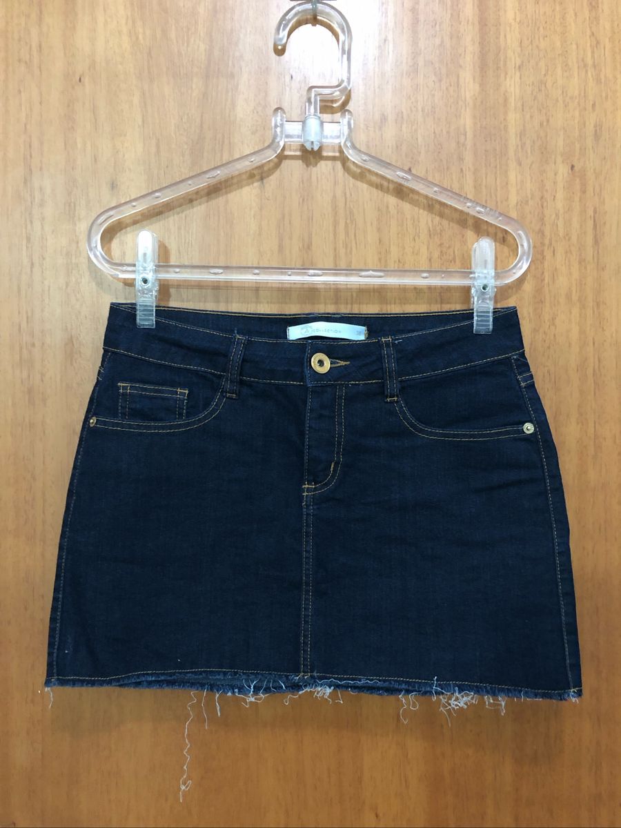 saia jeans curta renner