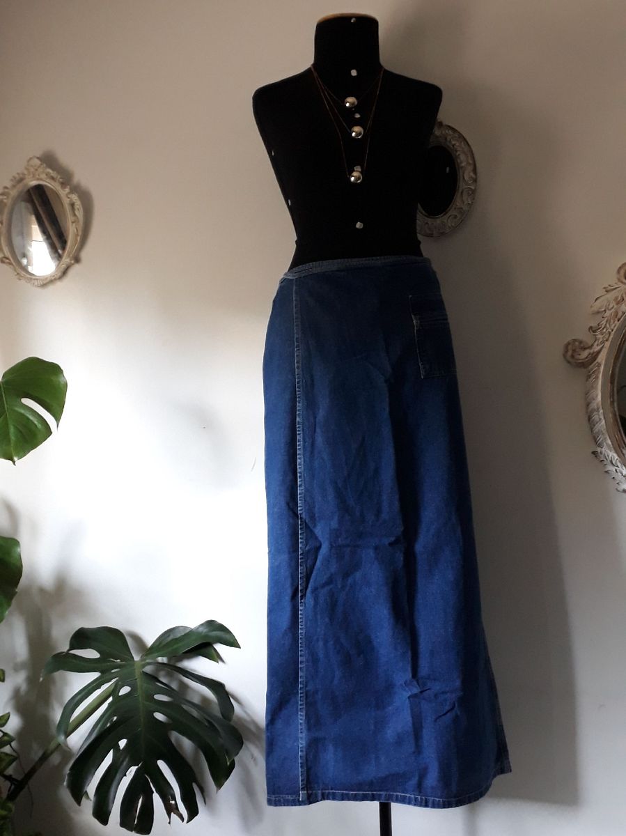 saia jeans longa cea