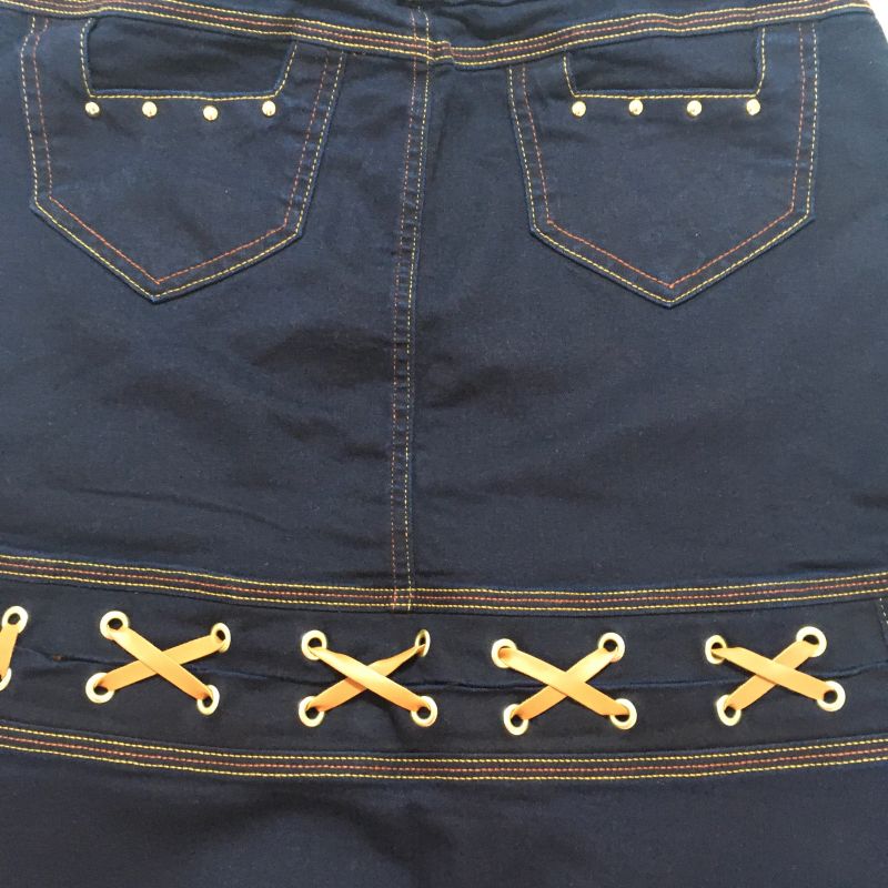 Saia Jeans Midi Saia Feminina T E K Nunca Usado 41300337 enjoei