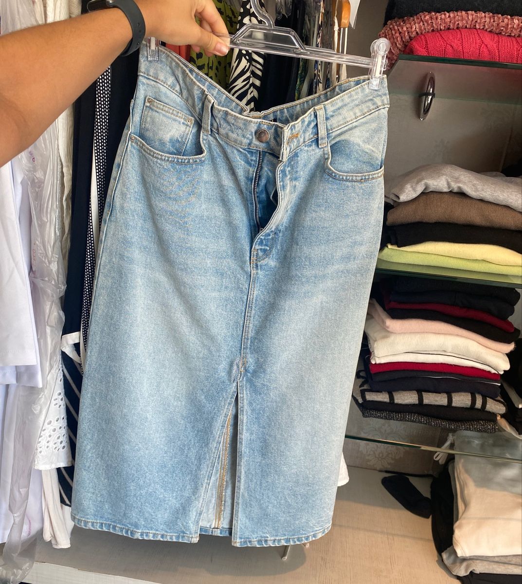 Saia Longa Saia Jeans Midi Zara Jeans Longa Saia Midi Evase Jeans