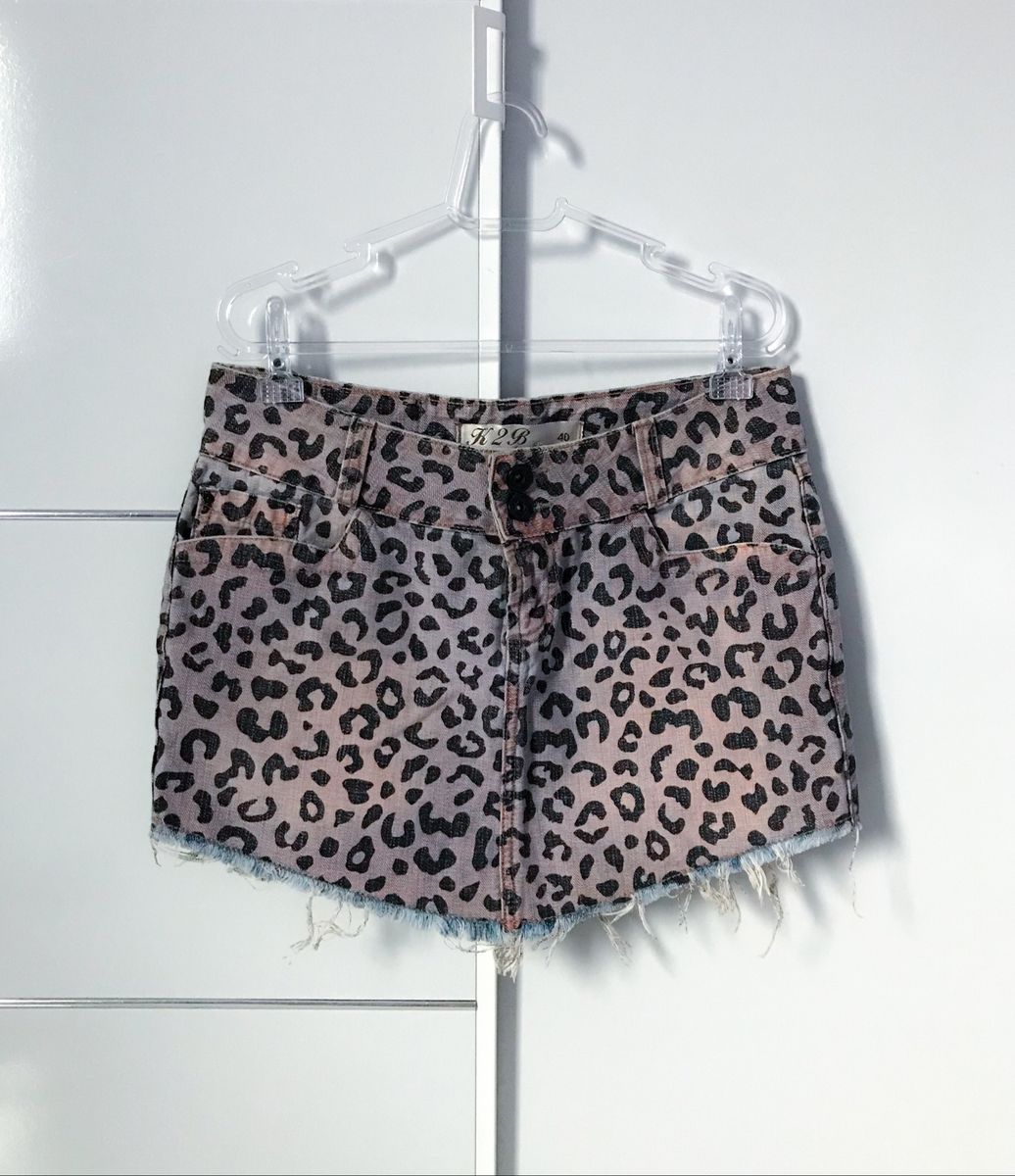 saia jeans animal print