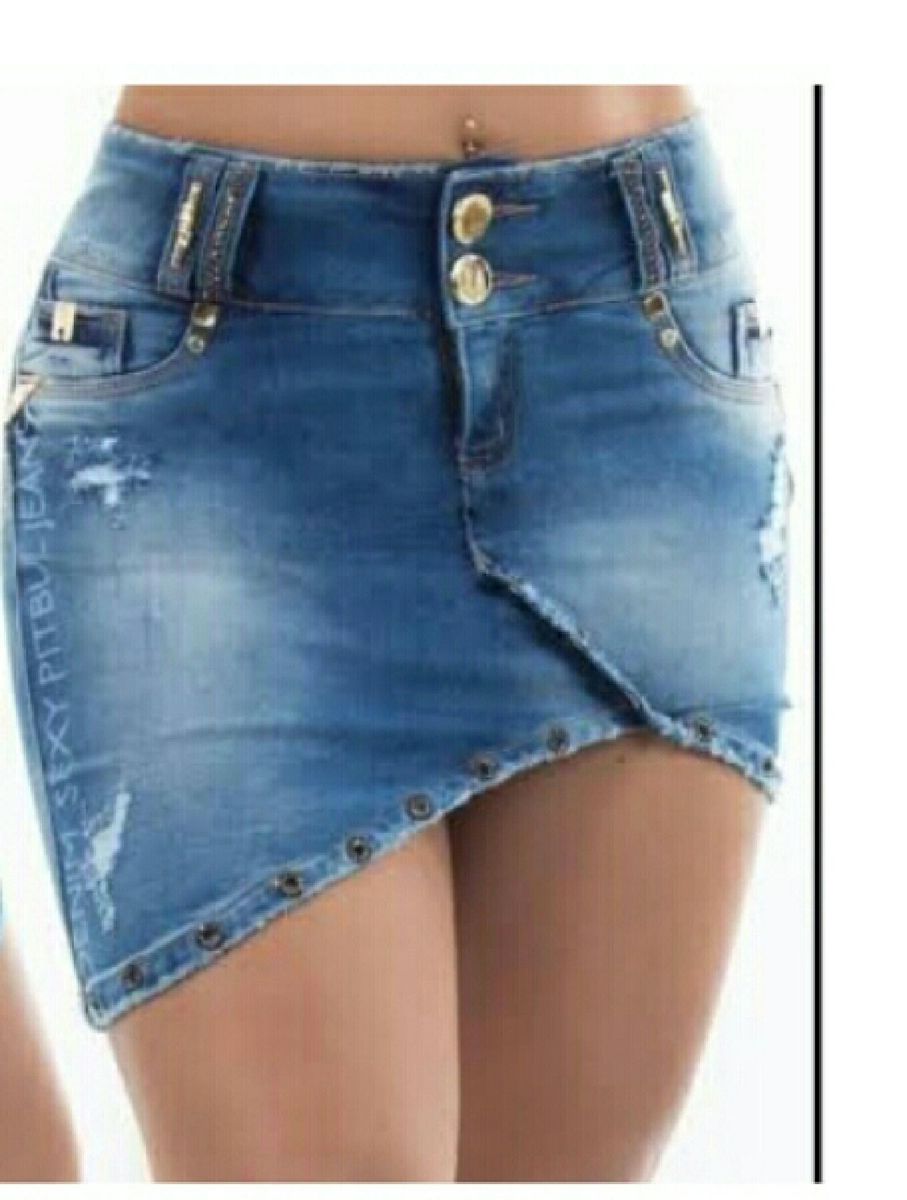 saias jeans pit bull