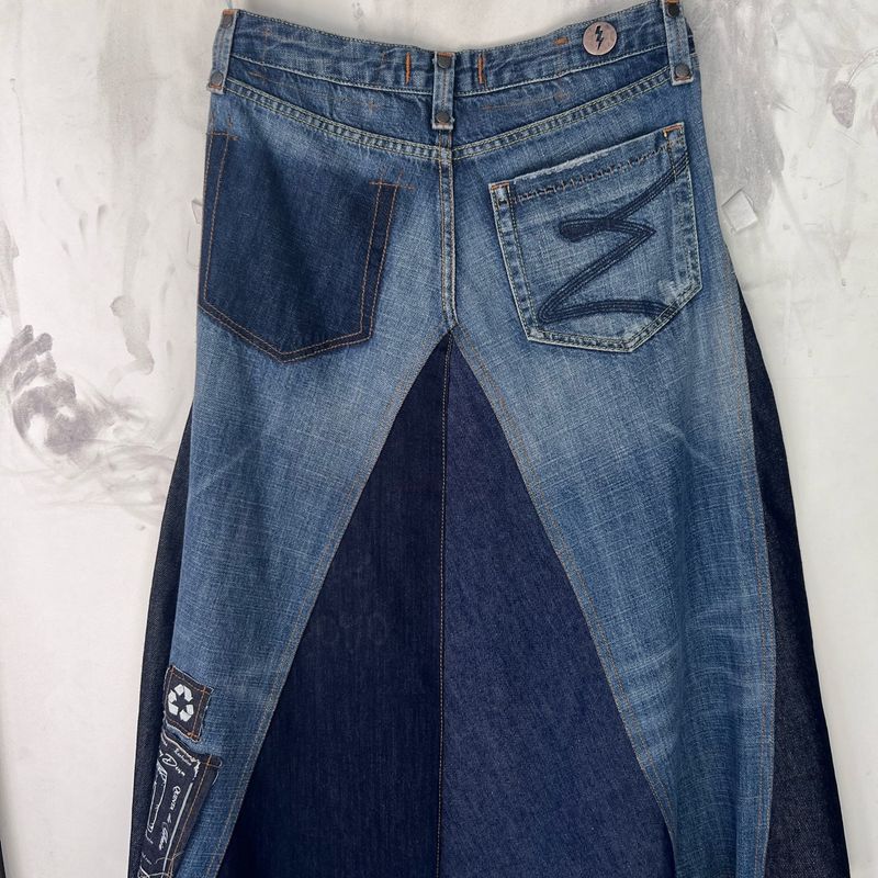 Saia store jeans reciclada