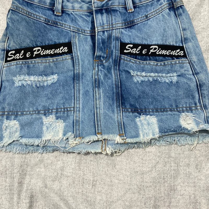 Saia sal best sale e pimenta jeans