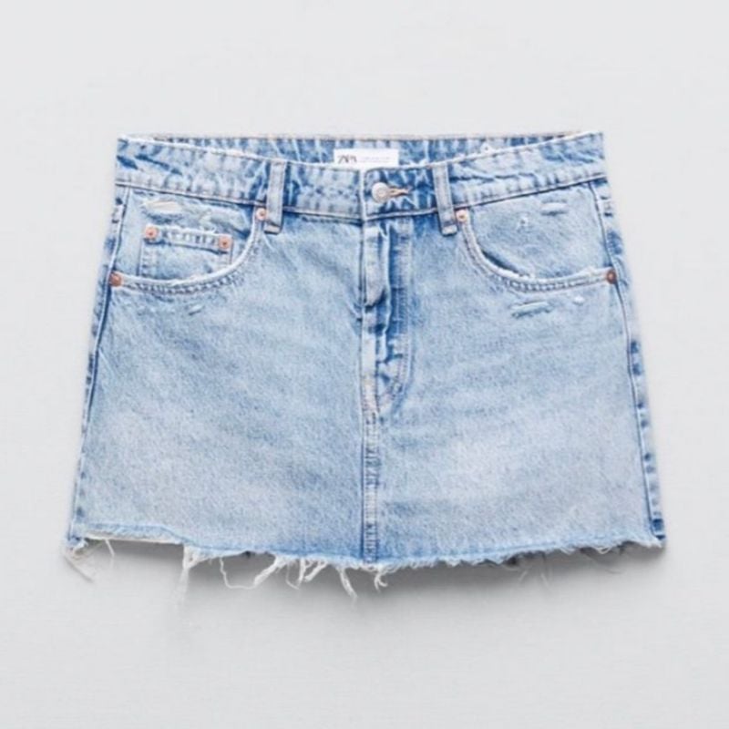 Saia Jeans Zara Saia Feminina Zara Nunca Usado 85271019 enjoei