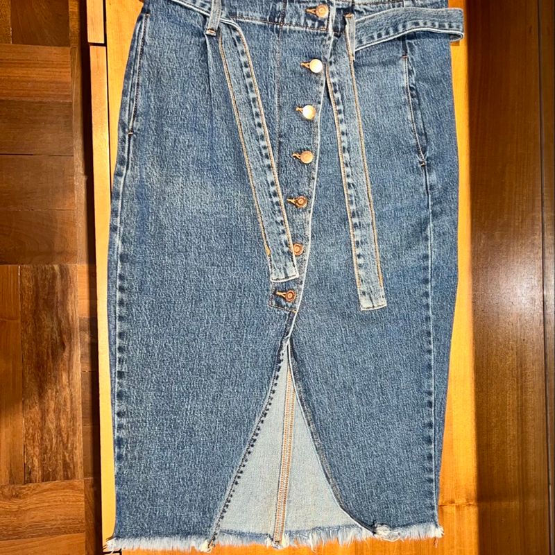 Saia Jeans Zara - Comprar em Use Sôffi