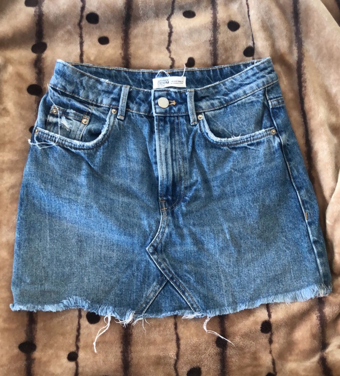 zara saia jeans