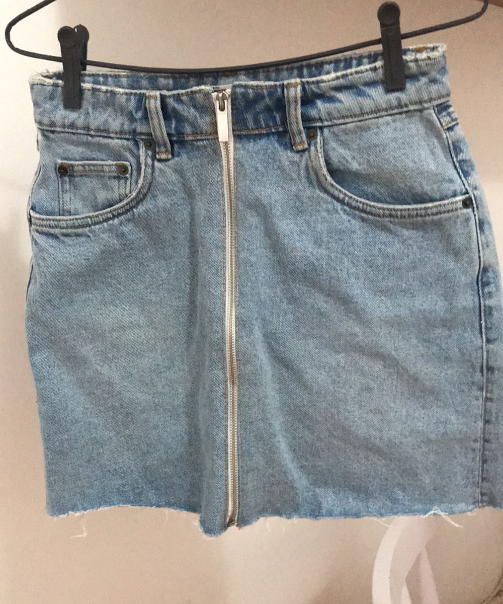 zara saia jeans