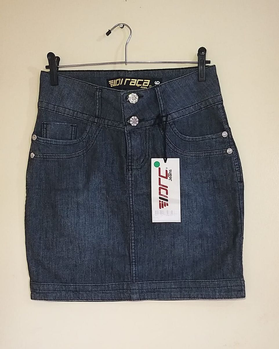 Saias jeans di store raça