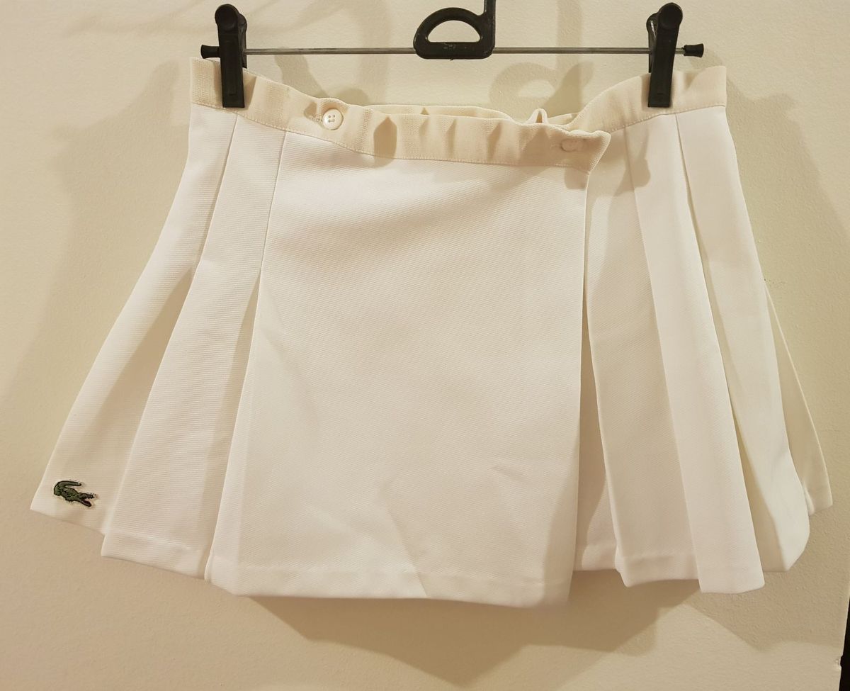 saia branca lacoste