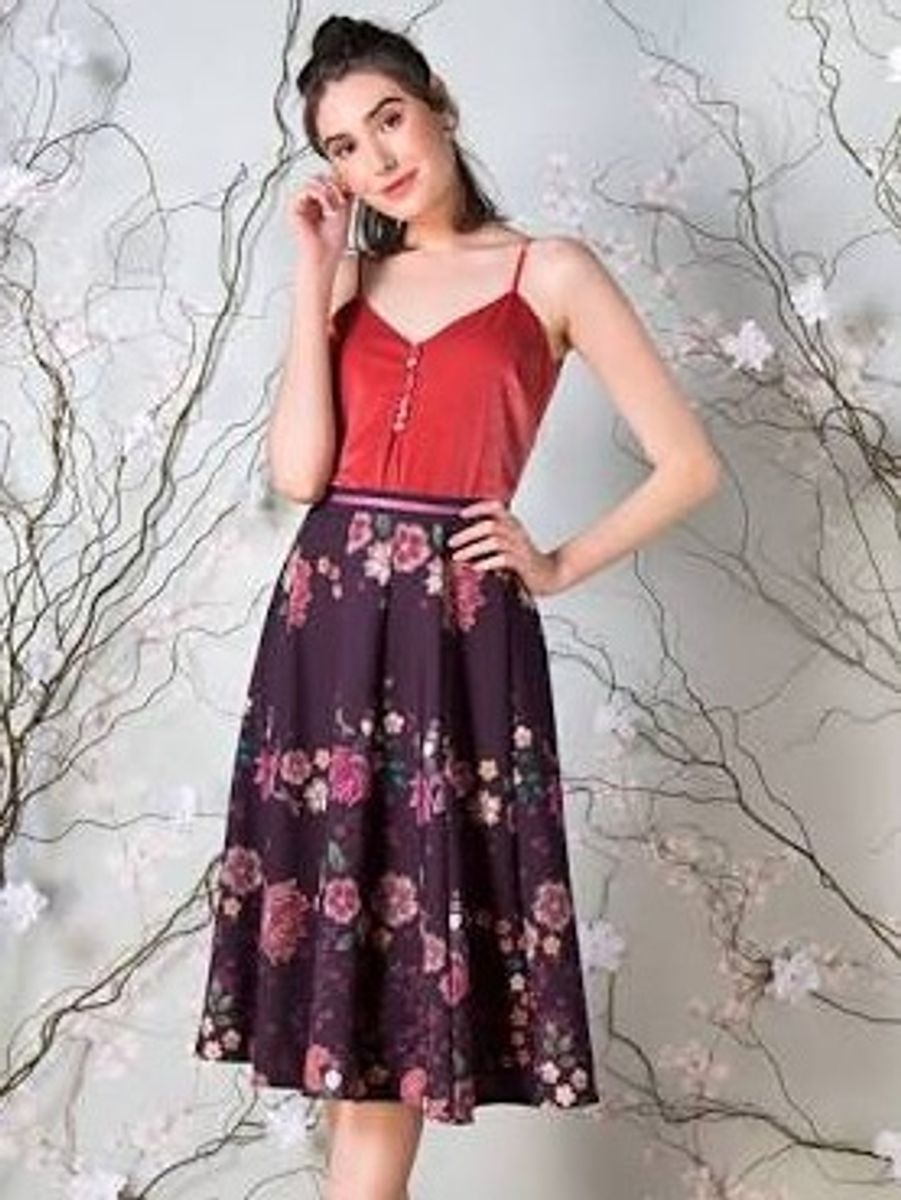 jardineiras jeans saia