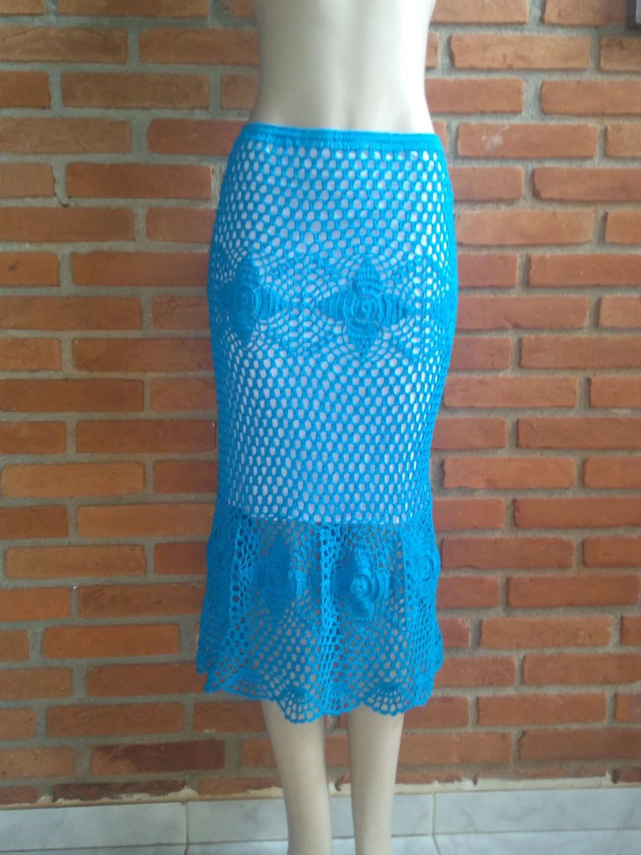 saia azul celeste