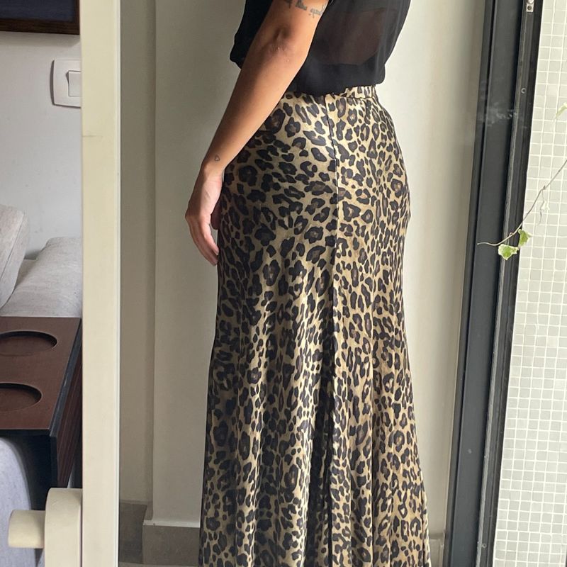 Saia On a Zara Tamanho M Saia Feminina Zara Usado 82481323 enjoei