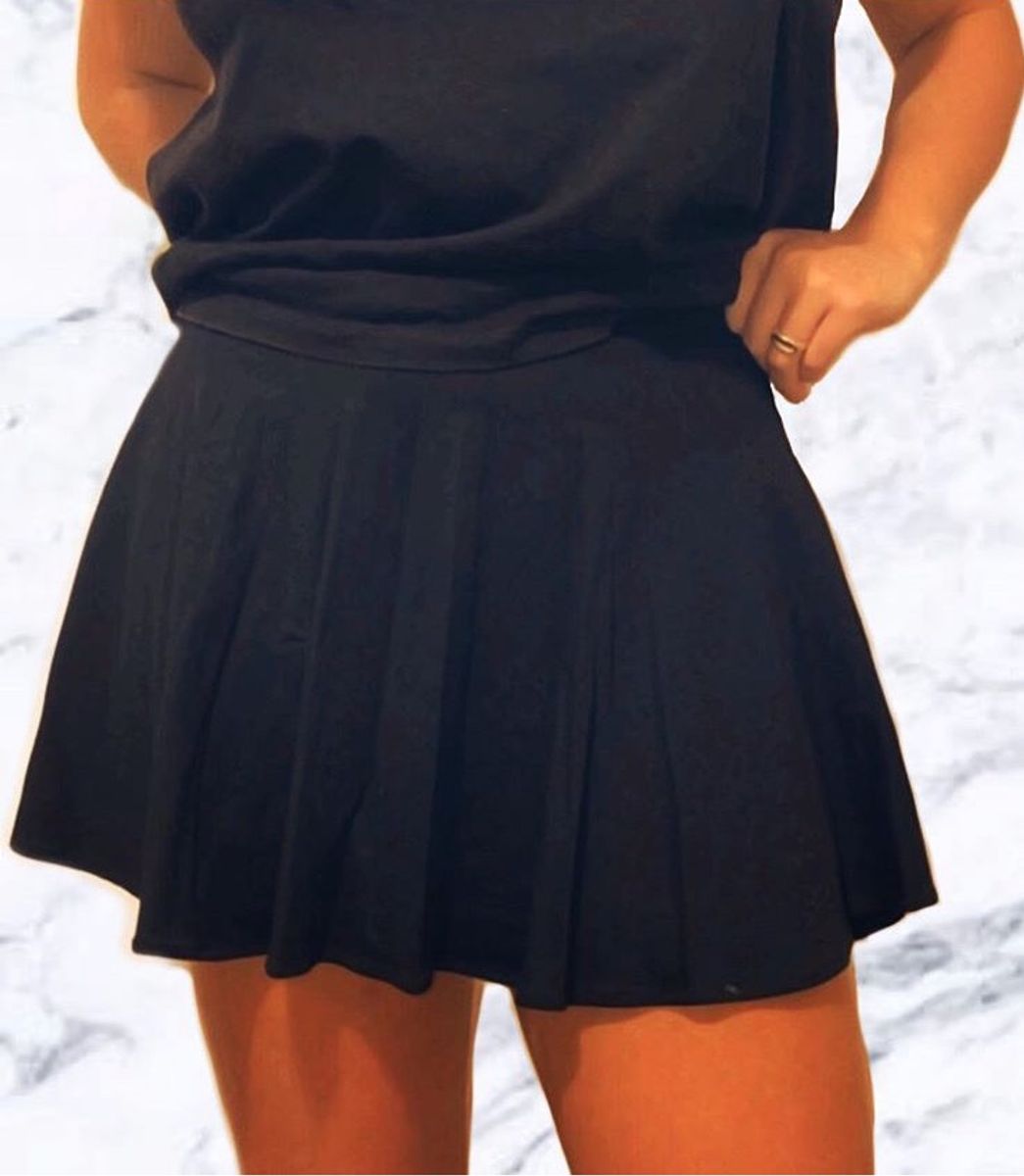 short saia rodada