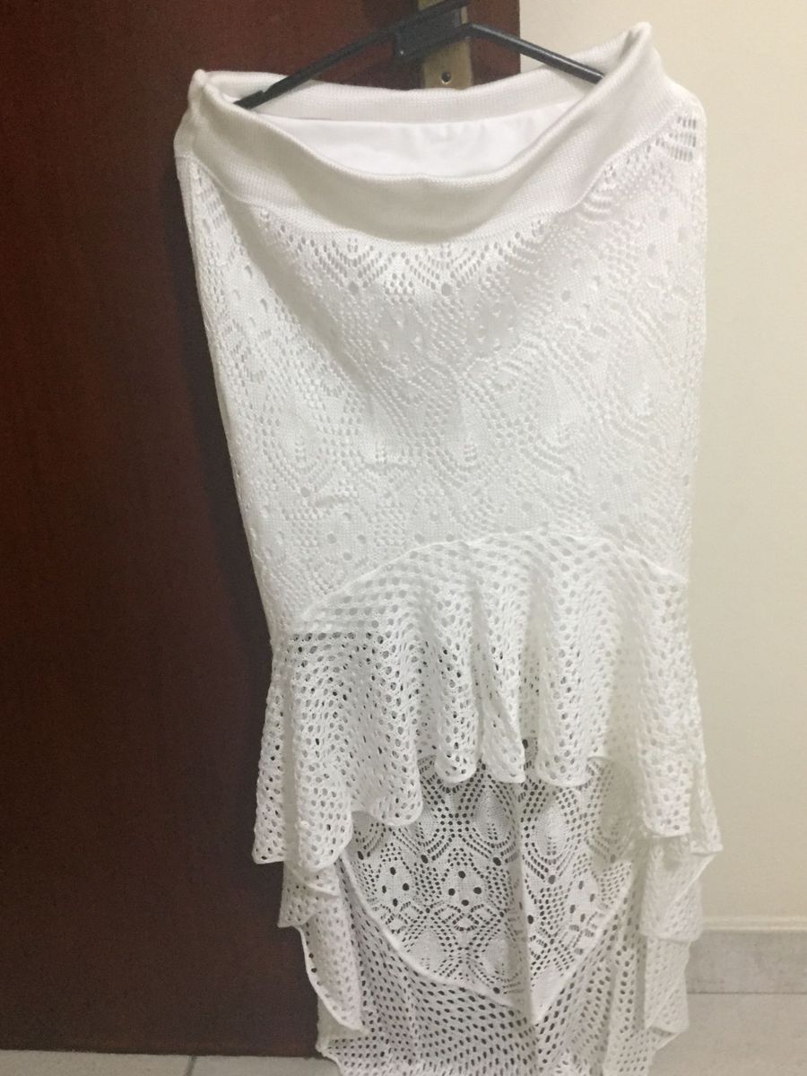 saia sereia de crochê