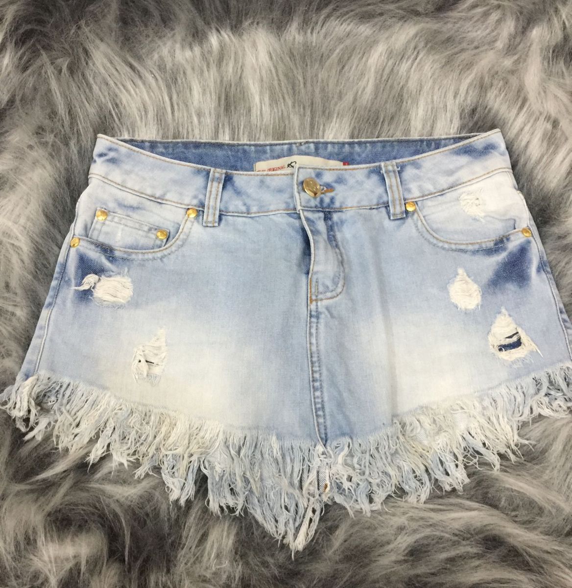 short saia jeans revanche