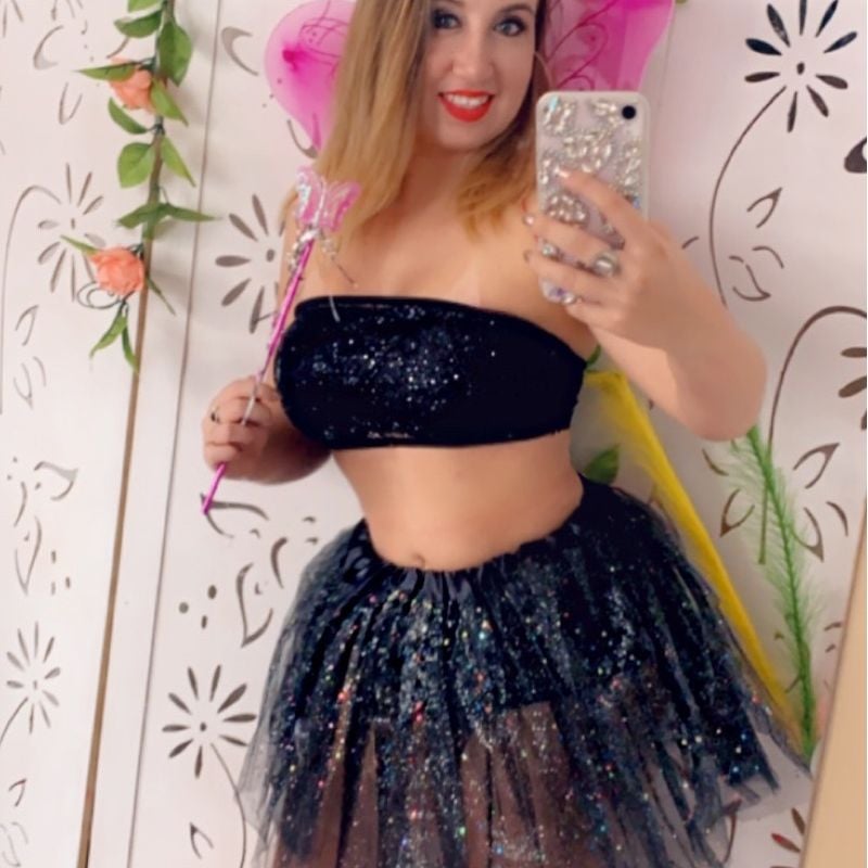 Fantasia De Carnaval Com Saia De Tule Preta Fantasia Saia Tule